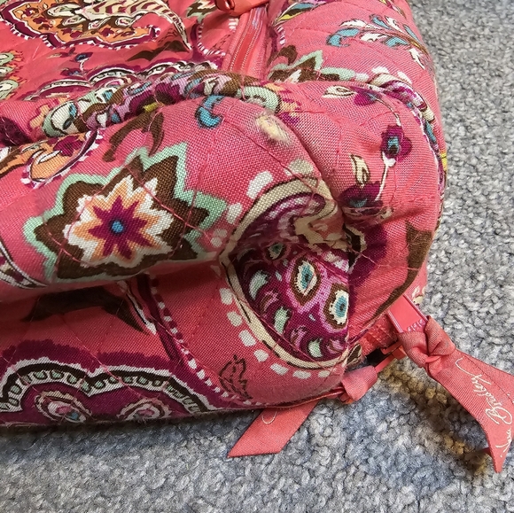 Vera Bradley Pink Paisley Backpack Boho Country Chic Girlhoodcore - Picture 2 of 10
